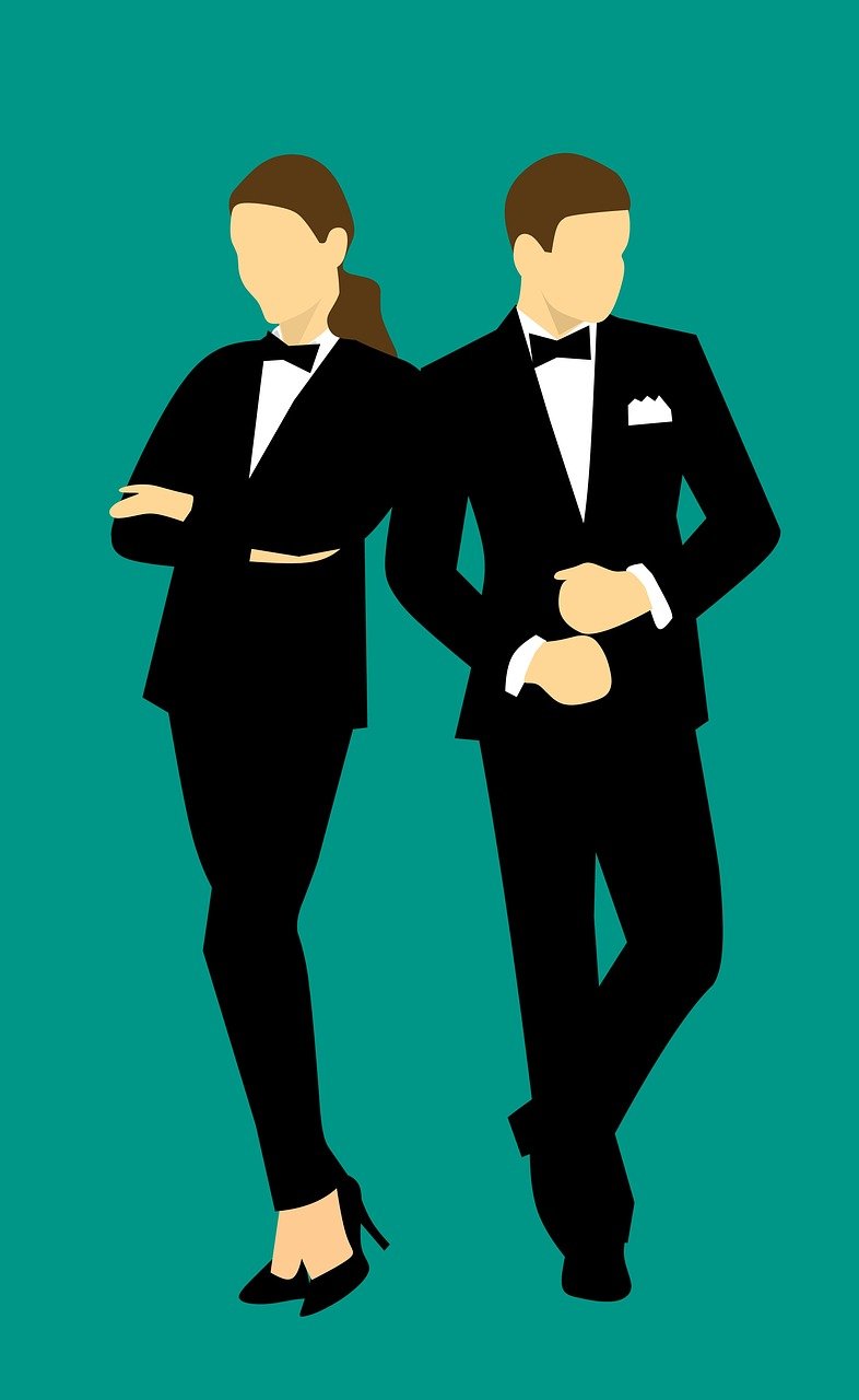 动漫西装男头,时尚魅力之典范