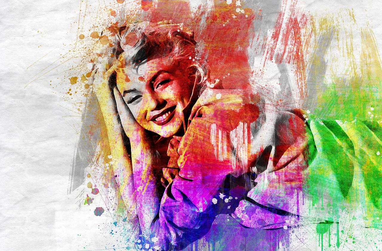 艺术与名人的跨界魅力,明星画画图片大全集萃