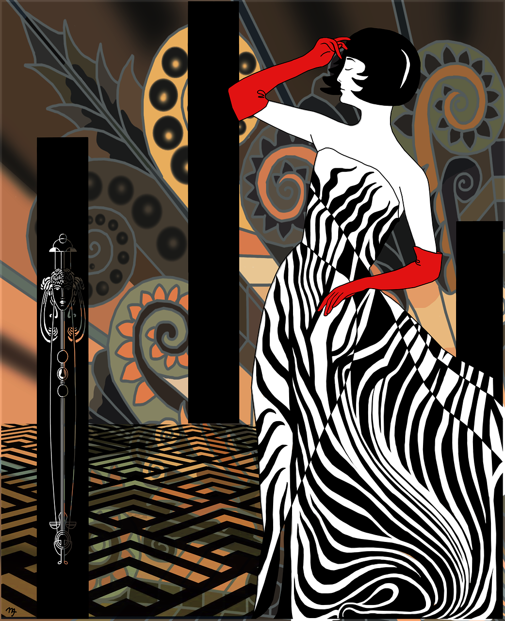 动漫简笔画女孩的魅力与艺术表现