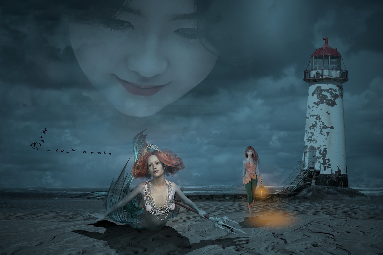 动漫人鱼,跨越次元的神秘魅力探索